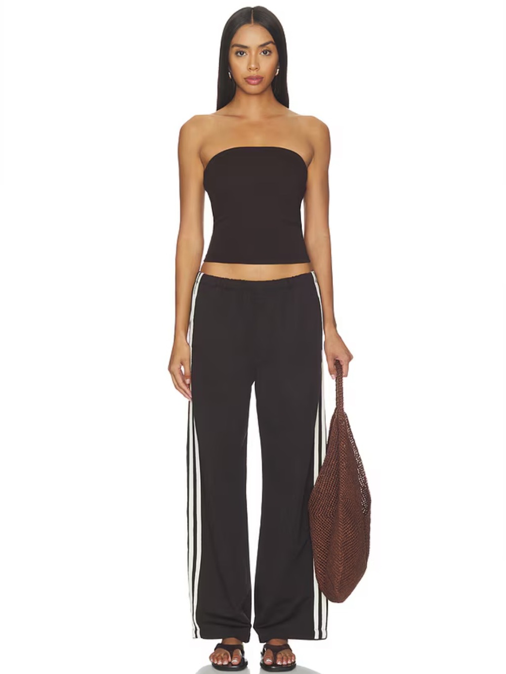 Citizens Of Humanity Aurora pull on Track Pants Chocolate brown size SM new